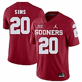 Oklahoma Sooners 20 Billy Sims Red College Football Jersey Dzhi,baseball caps,new era cap wholesale,wholesale hats
